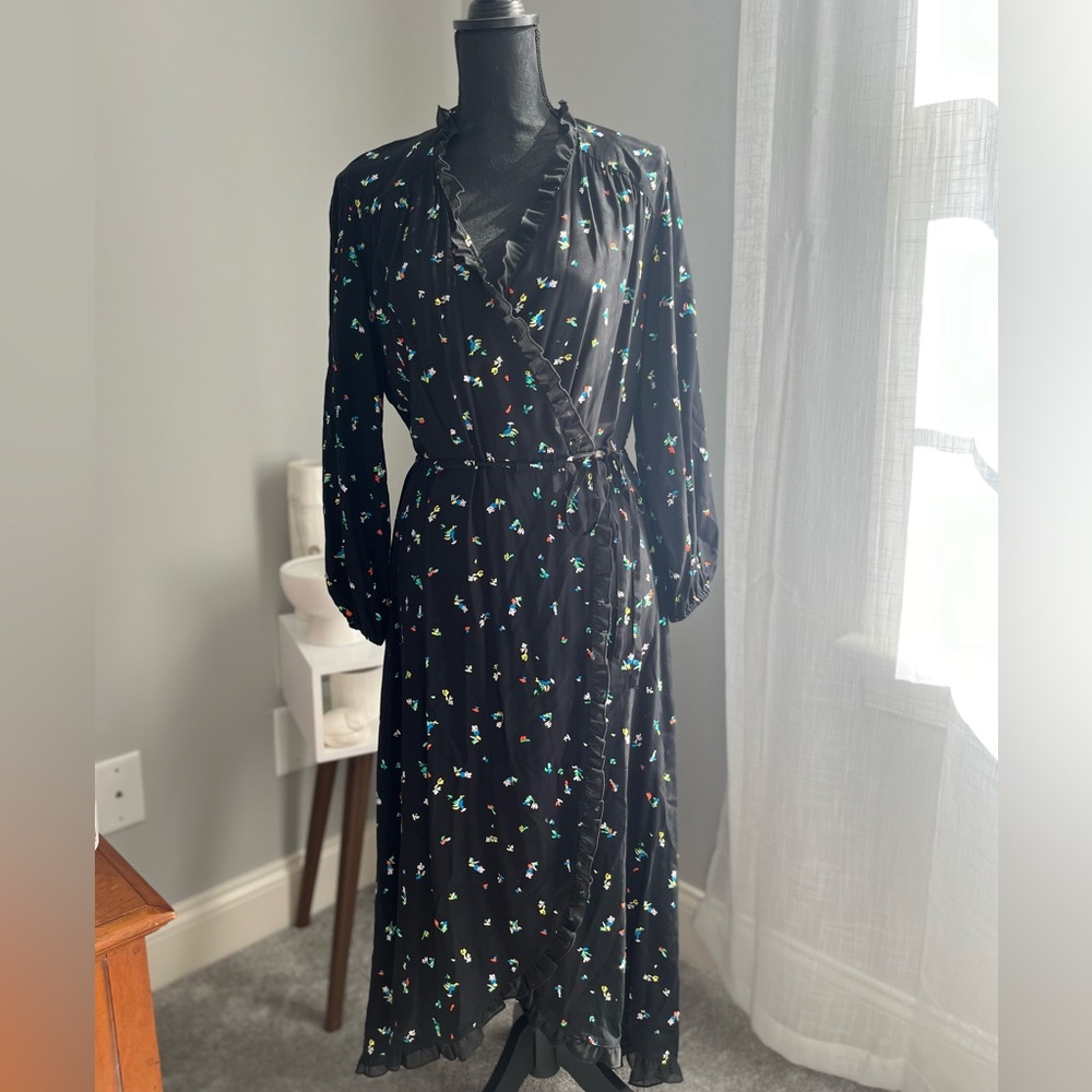 & Other Stories Patterned Wrap Dress